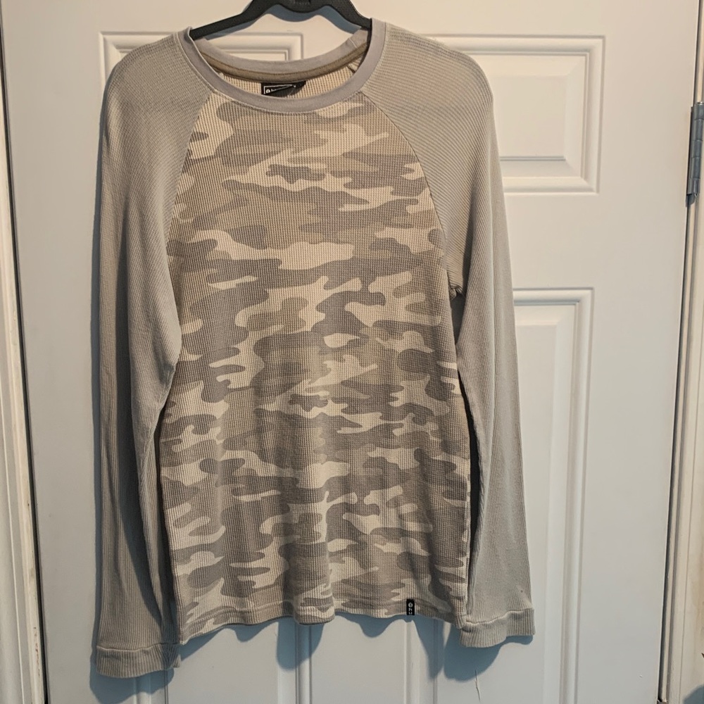 Hummel Gray Camo Long Sleeve Shirt